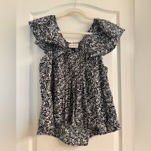 Universal Thread Black and White Blouse